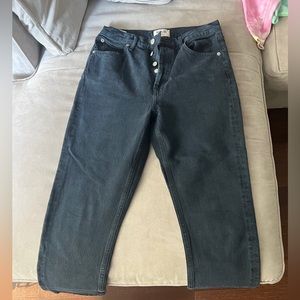 AGOLDE 90’s PINCH WAIST HIGH RISE STRAIGHT MEDIUM WASH JEANS SIZE 27